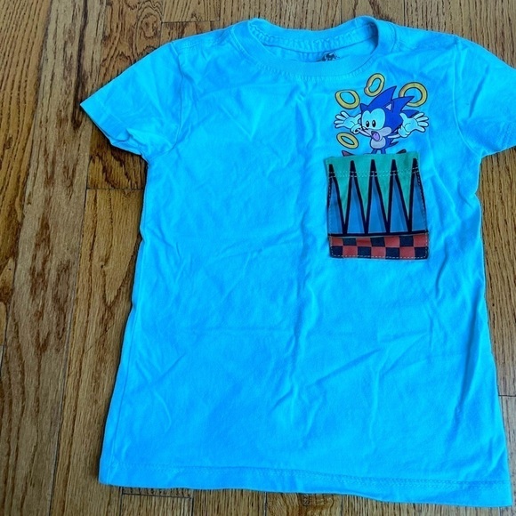 Sonic The Hedgehog Boys Outfit Shorts and Tee Size XS - Picture 4 of 6